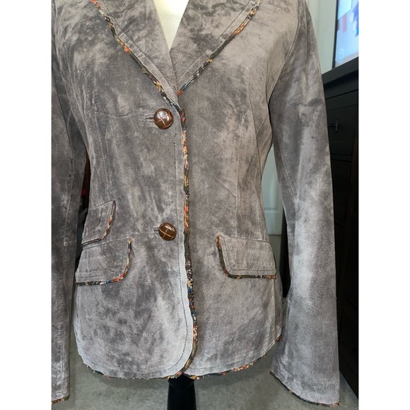 Women’s Brown Beautiful Tréo Jolie Suade Long Sleeve Jacket 🤎 - Picture 7 of 17
